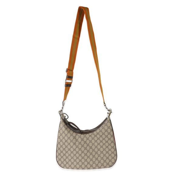 Gucci Beige GG Canvas Large Attache Shoulder Bag - Picture 4 of 9